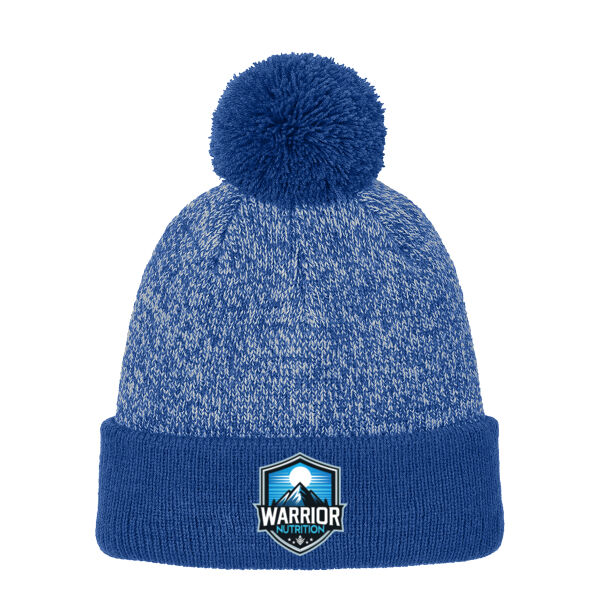 Sport-Tek - Halftime Heather Pom Beanie - Embroidered Logo Thumbnail